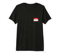 Kimberly Badge avec Inscription « Hello My Name is » T-Shirt Haut de Gamme