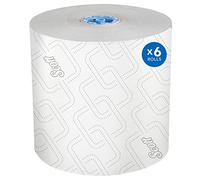 Kimberly-Clark 25702 Bleu/blanc Scott rigide Rouleau de serviettes pour distributeur de Mod Système, 19,1 cm L x 1150 'L (lot de 6)
