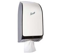 Kimberly Clark 40407 Distributeur de Papier Toilette hygiénique pour Salle de Bain Blanc 18 x 14,5 x 34 cm