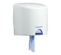 Aquarius (Kimberly-Clark) Distributeur de lingettes nettoyantes à dévidage central plastique blanc