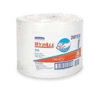 Chiffons WypAll X50 General Clean 8356 - Chiffons de nettoyage réutilisables - 1 maxi rouleau de 1 100 essuyeurs industriels blancs