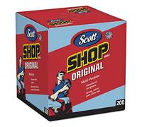 Kimberly-Clark Scott Shop Serviettes pop-up Box, Bleu, bleu, 8 Boxes of 200 Towels