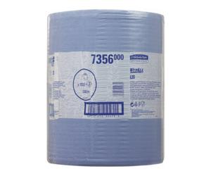 Kimberly-Clark WYPALL L20 7356 Chiffon de nettoyage 2 couches bleu L380×I350 env. mm 1 rouleau x 1000 pièces Quantité:1