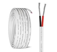 Kimbluth Câble marin duplex de calibre 14 en cuivre étamé - 30,5 m - 14 AWG - Standard USA OFC - Fil de cuivre sans oxygène pour haut-parleurs de bateau automobile et extérieur