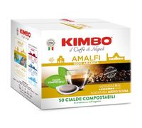 Kimbo 50 dosettes de café compostables ESE Amalfi 100 % arabica
