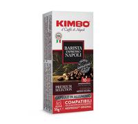 KIMBO Café en capsules ESPRESSO BARISTA NAPOLI Intensité 10/13, capsules compatibles Nespresso - 10 capsules