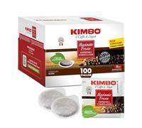 Kimbo Capsules de café compostables ESE - 100 dosettes - Mouture fraîche