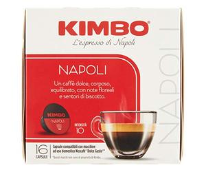 Kimbo Capsules Napoli compatibles Nescafè Dolce Gusto - Lot de 16 capsules