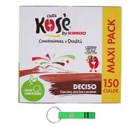 Kimbo Deciso Lot de 900 dosettes de café Caffè Cialde Kosè By Kimbo Deciso, 44 mm, emballées individuellement + porte-clés Beni Culinari gratuit