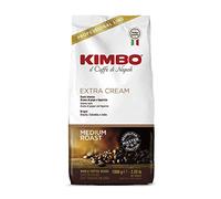 Kimbo Grains de café Extra Cream – Arabica 50%/Robusta 50% – 1 kg