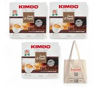 Kimbo Gusto di Napoli 6 x 250 g (1,5 kg) Café moulu torréfié foncé importé d'Italie + sac de courses JOYTALY