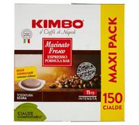 Kimbo Macinato Fresco Lot de 150 dosettes de café Espresso ese 44 mm + boîte Zia Rosa DOP Pomodoro San Marzano de 400 g