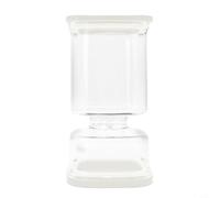 Kimchi Bocal en plastique de 1000 ml carré avec séparation sèche et humide, récipient de cuisine anti-fuite pour fermenté, passe au lave-vaisselle, noir