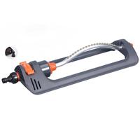 Kimeo AquaSwing - Arroseur Oscillant Automatique À 19 Trous Jets pour Jardin, 180° Arroseur De Pelouse Oscillant pour L'irrigation Agricole Domestique