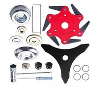 Kimeo G90 Pro - Disque De Désherbage 36 Dents pour Débroussailleuse Lames De Débroussailleuse - Remplacement De La Tête De Coupe avec Un Kit D'adaptateur (Formule 6)