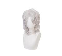 Kimetsu No Yaiba Ayaki Rui Cosplay Wig Spider Silver Synthetic Facial Hair Anime Costume Wigs
