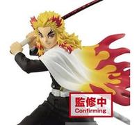 Banpresto Figurine Vibration Stars Demon Slayer – Kyojuro Rengoku BP16801 Multicolore 15 cm