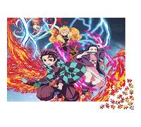 Kimetsu No Yaiba Puzzles pour Adultes 500 Pièces Kamado Tanjirō 500pcs (52x38cm) Puzzles pour Adultes Jeu Éducatif Challenge Toy 500 Pièces Puzzles pour Adultes Enfants