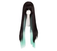 Kimetsu no Yaiba Tokitou Muichirou Cosplay Wig 80cm Long Heat Resistant Synthetic Hair Wig + Wig Cap