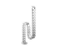 KIMEX 070-1013 Goulotte Passe-câbles Verticale articulée Longueur 130cm Gris