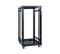 KIMEX - Baie de Brassage 19" 20U 600x600mm - Rack Serveur Informatique au Sol - Armoire Réseau 19 Pouces - Charge Max 800 kg - Cadre Ouvert - Ref 112-6620K2