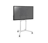 Chariot écran TV 37''-70'' compatible Samsung Flip® et Microsoft Surface Hub® 2s, Blanc