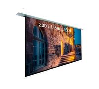 Ecran de projection motorisé encastrable 2,00 x 1,13m - Format 16:9 - Wi-Fi