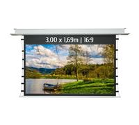 Ecran de projection motorisé encastrable tensionné 3,00x1,69m 16:9 Wi-Fi