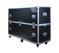 Flight case pour 2 écrans TV 55"-70"