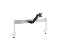 Kit rail de fixation Slatwall + 2 pieds de table + Support écran PC
