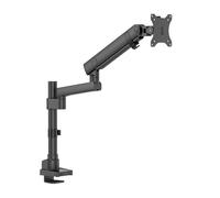 KIMEX - Support écran PC - 1 écran - Ultra-réglable - 17"-40" - avec mât - Noir - 015-2811