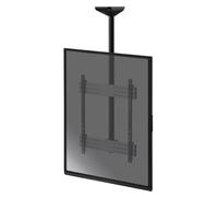 Kimex Support plafond mode portrait 65-75'' Support de plafond professionnel pour écrans de 65" à 75" en mode portrait, avec une hauteur réglable