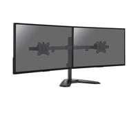 KIMEX - Support pour moniteurs PC - 2 écrans - Sens horizontal - 17-32 pouces - à poser -Inclinable, rotatif orientable - 015-1151