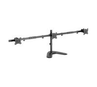 KIMEX - Support pour moniteurs PC - 3 écrans - Sens horizontal - 17-32 pouces - à poser -Inclinable, rotatif orientable - 015-1153