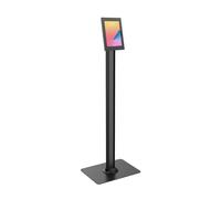 KIMEX - Support Tablette - Installation Sol - Compatible Apple et Samsung 12.9''-13'' - Noir - 091-3145MK3
