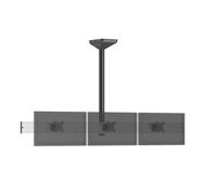 Support TV plafond menu board 3 écrans 32'' - Hauteur 100 cm