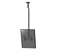 KIMEX - Support TV - Plafond - pour 1 écran 43''-75'' - Mode Portrait - Fonction inclinable - Hauteur 225cm - 031-4110K4