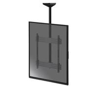 KIMEX - Support TV - Plafond - pour 1 écran 65''-75'' - Mode Portrait - Hauteur 150 cm - 031-4101K1