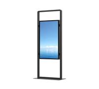 KIMEX - Totem vidéo - Taille écran 55" - Utilisation Outdoor - IP65 - Résolution Full HD - Luminosité 3000cd/m2 - Utilisation 24/7-162-5505