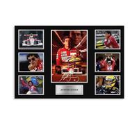 KIMEYT Ayrton Senna Poster numérique sur toile - Décoration murale pour salon, chambre à coucher - 20 x 30 cm