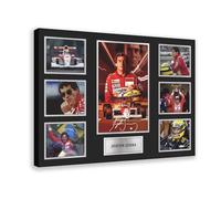 KIMEYT Ayrton Senna Poster numérique sur toile pour décoration de chambre à coucher, bureau, chambre, cadeau 30 x 45 cm