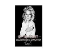 KIMEYT Helene Fischer Poster vintage sur toile pour décoration de chambre à coucher, bureau, chambre, cadeau 20 x 30 cm