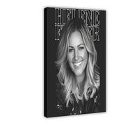 KIMEYT Helene Fischer Poster vintage sur toile pour décoration de chambre à coucher, bureau, chambre, cadeau 40 x 60 cm