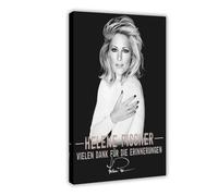 KIMEYT Helene Fischer Poster vintage sur toile pour décoration de chambre à coucher, bureau, chambre, cadeau 30 x 45 cm