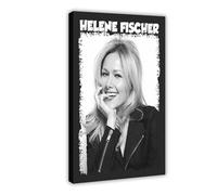 KIMEYT Helene Fischer Poster vintage sur toile pour décoration de chambre à coucher, bureau, chambre, cadeau 30 x 45 cm
