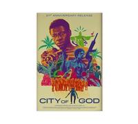 KIMEYT Poster de film Cité de Dieu (9) - Décoration murale pour salon, chambre à coucher - 40 x 60 cm