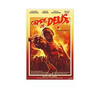 KIMEYT Poster du film Cité de Dieu (2) - Décoration de chambre à coucher, bureau, chambre - Cadeau - 50 x 75 cm