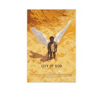 KIMEYT Poster du film Cité de Dieu (5) - Impression sur toile - Décoration murale pour salon, chambre à coucher - 40 x 60 cm