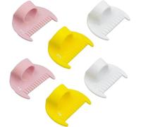 KIMHOME Lot de 6 verrous de couture pour couture - Outil de mesure multifonction - Règle de guidage du pouce pour des points réguliers - Modèles de couture de 4 mm