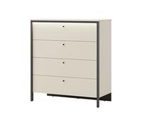 Kimi - commode 4 tiroirs - led inclus - Beige